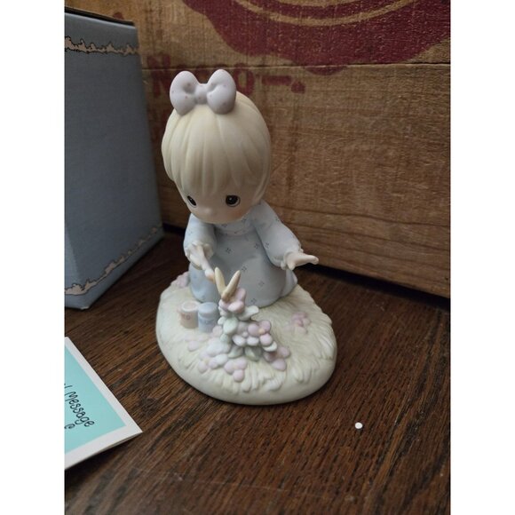 Vtg Precious Moments "God Bless You For Touching My Life" PM-881 Members Only - Picture 5 of 13